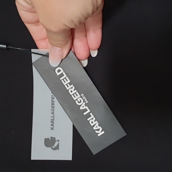 Karl Lagerfeld little black dress with pearls - Picture 5 of 7